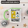 Trendation - Volleyball Mädchen Tasse Sport Geschenk Frauen Produktbild-Vorschau 3