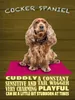 vianmo Holzschild 40x30 cm Cocker Spaniel Hund cuddly Produktbild-Vorschau 1