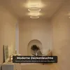 LUMIÈRE Design Deckenleuchte 'Noxi' 33cm LED warmweiß Up- & Produktbild-Vorschau 5