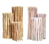 Two groups of wooden fences made of natural sticks bound together with wire, displayed against a white background. Produktbild-Vorschau