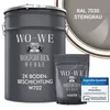 2K Epoxidharz Garagenfarbe Bodenbeschichtung W702 Steingrau Produktbild-Vorschau 1