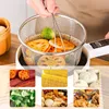 Edelstahl Dampfkorb, Ø 20cm Runde Mesh Dampfgarer Produktbild-Vorschau 3