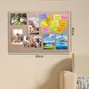 Zelfklevend Vilt Prikbord 60 x 40 cm met Pins Productafbeelding-voorbeeld 3