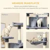 PawHut Kratzbaum 200H cm Katzenbaum mit Höhlen und Produktbild-Vorschau 8