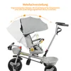 Kinderdreirad Dreirad mit Schubstange für Kinder drehbarer Produktbild-Vorschau 6