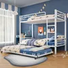Sweiko Lit en fer, Lit superposé, Convient pour enfants et Voir les images du produit 2