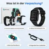 Siltcon® Smartwatch Pro Herren & Damen Schwarz – Produktbild-Vorschau 13