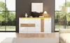 Mobile contenitore, 140x35x70 cm, in MDF, con 4 ante, Anteprima dell’immagine prodotto 16