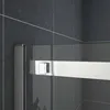 150X195cm Duschabtrennung Nischentür Schiebetür Duschkabine Produktbild-Vorschau 5