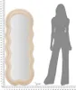 Lustro ścienne w materiałowej ramie, 160 cm Podgląd zdjęcia produktu 6