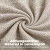 HOMCOM Esszimmerstühle 2er Set Küchenstuhl mit Leinenoptik, Produktbild-Vorschau 7