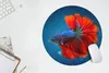 MuchoWow® Mauspad Mousepad Fisch - Wasser - Rot 50x50 cm - Produktbild-Vorschau 5