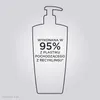 A line drawing of a pump bottle with text indicating it is made from recycled plastic. Náhled obrázku produktu