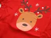 Dětské body s dlouhým rukávem CHRISTMAS GIRLS červené - Náhled obrázku produktu 3