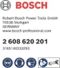 Bosch Embout de coupe pour pointes de guidage pour cloison Voir les images du produit 4
