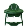 A green high chair for toddlers is shown against a white background. Produktbild-Vorschau