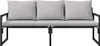 vidaXL Záhradný nábytok s vankúšmi čierny 180 x 72,5 x 71 Náhľad obrázku produktu 4