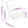 vidaXL 3dílná zahradní lounge souprava Adirondack z Náhled obrázku produktu 8