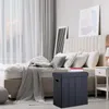Relaxdays Sitzhocker mit Stauraum, Kunstleder, gepolstert, Produktbild-Vorschau 5