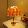 Eleganter Rosa Rosenblüten-Tischlampe, Passend mit Produktbild-Vorschau 3