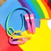 Corda per saltare con design arcobaleno 210 cm Anteprima dell’immagine prodotto 5