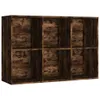 vidaXL Étagère/sideboard chêne fumé 66x30x98 cm bois Voir les images du produit 9