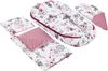 JUKKI® Baby Nestchen 5tlg MINKY SET für Neugeborene [Summer Produktbild-Vorschau 3