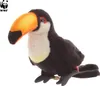 A plush toucan toy is shown against a white background, with the WWF logo in the top left corner. Voir les images du produit