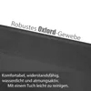 Close-up of dark fabric with text overlay. Produktbild-Vorschau