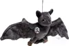 A plush toy bat hanging against a white background. Produktbild-Vorschau