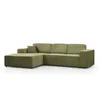 Ecksofa PEDRO L Dunkelgrün, 267x170 cm, Sofa L-form Breite Produktbild-Vorschau 2