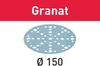 A product image showing a sanding disc with text above and below it. Náhľad obrázku produktu