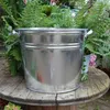 Zinkeimer 32 Liter XXL Rund – Wasserdicht, Verzinkter Produktbild-Vorschau 3