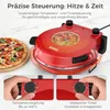 YASHE Elektrischer Pizzaofen QL31W, 400 °C, 1200 W, 30 cm Produktbild-Vorschau 3