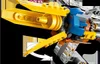 A close-up view of a LEGO Star Wars Anakin's Podracer model, highlighting its intricate details and construction. Produktbild-Vorschau