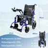 Elektrorollstuhl faltbar für Senioren, Rollstuhl mit Produktbild-Vorschau 8