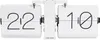 Karlsson - Flip Clock No Case - Weiß - 36x8,5x14cm Produktbild-Vorschau 3