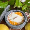 HANDGEMACHTE Citronella BETONKERZE Schwarz - Duftkerze - Produktbild-Vorschau 1
