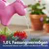 Gießkanne Einhorn Kunststoff rosa 22x19x10cm 1 Liter Produktbild-Vorschau 5