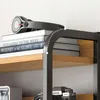 Biurko komputerowe ciemny buk pod laptop loft gamingowe Podgląd zdjęcia produktu 2