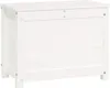 A white wooden chest is shown from the front on a white background. Náhľad obrázku produktu