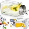 Distributore di bevande in vetro con rubinetto, 3,3 l per Anteprima dell’immagine prodotto 9