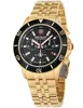 SWISS MILITARY HANOWA Herrenuhr Quarzuhr gold / schwarz Produktbild-Vorschau 5