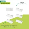 Klemmhaken für Sonnensegel Fixierung 6 Stück weiß Windhager Produktbild-Vorschau 4