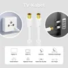 deleyCON 6m TV Antennenkabel IEC Koaxialkabel 2x Ferritkern Produktbild-Vorschau 6
