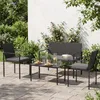 COSTWAY Polyrattan tuinmeubelset, loungeset voor buiten, Productafbeelding-voorbeeld 2