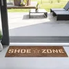 AKZENTE Feel Fußmatte SHOE ZONE STAR taupe 35 x 100 cm Produktbild-Vorschau 4