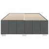 vidaXL Bettgestell ohne Matratze Dunkelgrau 140x200 cm Produktbild-Vorschau 4