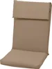 A single tan cushion for a chair, shown against a white background. Produktbild-Vorschau