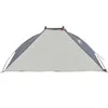Strandzelt Grau 268x223x125 cm 185T Taft - Campingzelte Produktbild-Vorschau 5